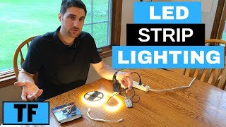 Installing LED Flexible Strip Lighting Ideas and Options [upl. by Merriott]