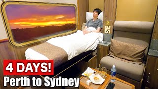 🇦🇺4600 Australias Most Luxurious Sleeper Train  Indian Pacific Adelaide→Sydney [upl. by Liatris976]