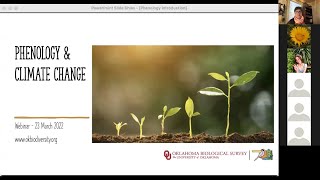 Phenology and Climate Change  Webinar 23 March 2022 [upl. by Shayna]