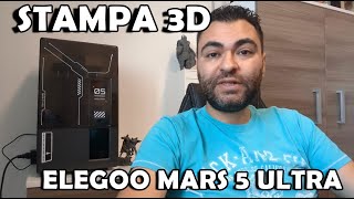 STAMPANTE 3D ELEGOO MARS 5 ULTRA come stampare oggetti con la Resina  Action Figure e Miniature [upl. by Eet254]