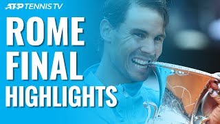 Nadal Beats Djokovic To Win Ninth Rome Title  Rome 2019 Final Highlights [upl. by Perloff910]