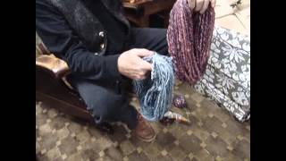 Support Spindle Plying Lesson [upl. by Olfe]