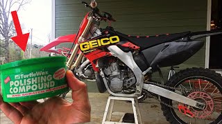 How To Make Your DirtBike Shine LIKE NEW AGAIN1 Simple Trick [upl. by Pablo]