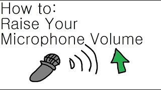 How to Raise Your Microphone Volume 2024 Windows 10 [upl. by Lach]