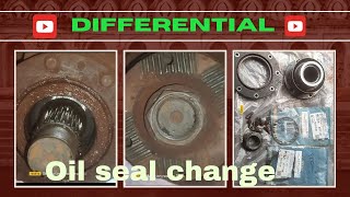 Differential oil seal change Mechanicaltrick05 [upl. by Elockcin]