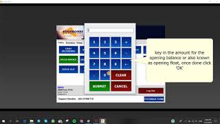 Edgeworks Retail POS Guide  Opening of the Day Cashier [upl. by Aleciram230]