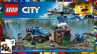 LEGO instructions  City  Mountain Police  60174  Mountain Police Headquarters Book 2 [upl. by Aiblis]