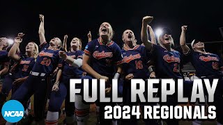 Auburn vs UCF 2024 NCAA softball regionals  FULL REPLAY [upl. by Shedd]