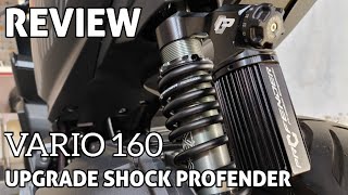 Vario 160 Upgrade Shock Profender X Series [upl. by Helsie]