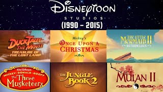 All DisneyToon Studios Movies Title Cards 1990  2015  THE ANIFAN [upl. by Accebor]