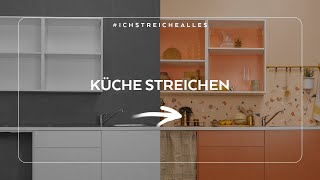 Großes Küchen Makeover  DIY  alte Küche neu streichen  MissPompadour [upl. by Ezarra]