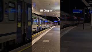 EN Chopin z Monachium do Warszawy Wsch Wjazd na stacji Salzburg Hbf [upl. by Ahserak]