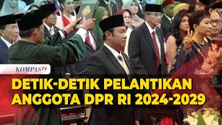 FULL DetikDetik Pelantikan Anggota DPR RI Periode 20242029 [upl. by Eey724]