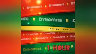 BTS  DYNAMITE Holiday Remix 1 Hour [upl. by Ellebana]