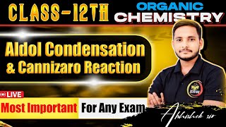 Easy Explanation of Aldol Condensation amp Cannizzaro Reaction  Class 12 Organic Chemistry  Abhishek [upl. by Viva]