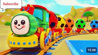 Train cocomelon color train wheel on the train nursery rhymes song next wheel [upl. by Shifrah]