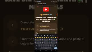 FINANCE APPS TO HELP YOU SAVE BIG EVERY MONTH 💸I MEMEGIRLS  Memefi New Video Code  MEMIFI [upl. by Gore636]