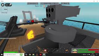 Roblox Battleship battle and NEW destruction physics UPDATE [upl. by Hajin]