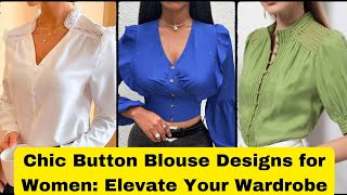 Button Up Your Style Womens Button Blouse Fashion Guide  Allure of Womens ButtonFront Blouses [upl. by Formica]