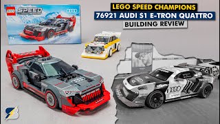 LEGO Speed Champions 76921 Audi S1 etron quattro detailed building review [upl. by Femmine954]