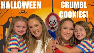 HALLOWEEN CRUMBL COOKIES 🍪 🎃 with KARENS and PurpleStars02  halloween crumblcookiereview [upl. by Ysirhc]