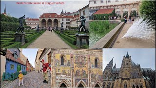 The Wallenstein Palace now Czech Republic Senate Pragues First Palace Garden and Golden Lane [upl. by Kala]