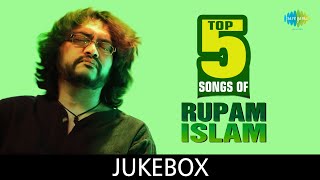 Top 5 Songs Of Rupam Islam  Jukebox  Laal Golaap  Kishori  Samoy  Tabu Dur Akasher [upl. by Alsi]