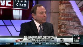 31413 Gary Bettman on NHL Live [upl. by Anisirhc731]