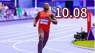 Paris2024 Olympics Ferdinand Omanyala Qualify For 100M Semi Finals  Olympics 2024 [upl. by Ahseyt]