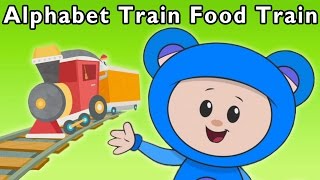 Ride the ABC Train  Alphabet Train Food Train  More  Mother Goose Club Phonics Songs [upl. by Eustashe6]