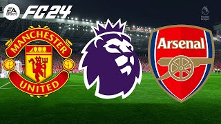 FC 24 Gameplay Man United vs Arsenal  Premier League 2425 [upl. by Ahsyen]