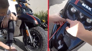 VOICI COMMENT AMÉLIORER LESTHÉTIQUE DE SON SCOOTER  MAXISCOOT [upl. by Adnor]