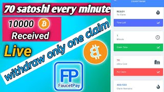 New no minimum withdraw Bitcoin faucet  high faucet [upl. by Elkcim]