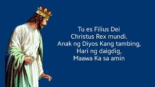 Tu es Filius Dei  Christ the King [upl. by Leeth504]