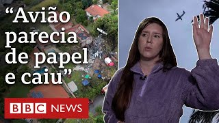 Queda de avião em Vinhedo os relatos de quem viu o acidente aéreo [upl. by Etnaihc]