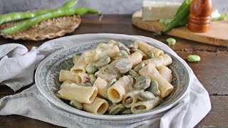 PASTA FAVE E PECORINO il primo piatto facile e veloce per il 1 Maggio La cucina di Rita [upl. by Enoob]