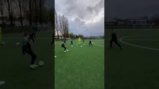 Passing and receiving half turn position football fa soccer passing skills training [upl. by Inimod]