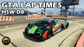 Fastest HSW Cars Deveste Eight  GTA 5 Best Fully Upgraded Cars Lap Time Countdown [upl. by Alpers]