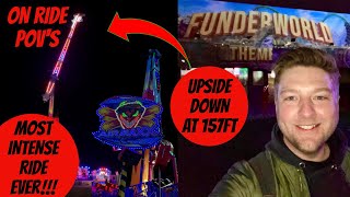 FUNDERWORLD Theme Park Bristol  AIRMAXX  MOST INTENSE RIDE EVER Fun Fair Vlog March 2024 [upl. by Gentille183]