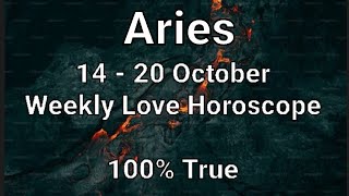 Aries 14  20 October Love Horoscope Hindi Urdu [upl. by Orgalim]