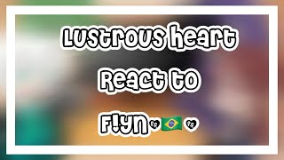 Lustous heart react to FynGcotome gameyurichanORIGINAL🇧🇷 [upl. by Adlih]