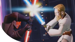 QuiGon amp ObiWan vs Darth Maul TPM in Battlefront 2 [upl. by Hamil135]