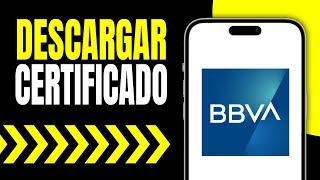 Cómo DESCARGAR Certificado De Titularidad BBVA Guía Paso a Paso [upl. by Peugia]