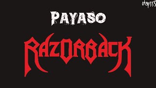 Razorback  Payaso Karaoke  Instrumental [upl. by Harobed]