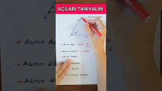 AÇILARI TANIYALIM 5sınıfmatematik açılar [upl. by Fields]