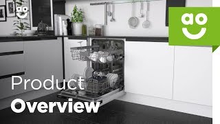 Samsung Dishwasher DW60M6040BB Product Overview  aocom [upl. by Llechtim]