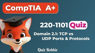 CompTIA A 2201101 Quiz TCP vs UDP Ports amp Protocols [upl. by Yesllek]