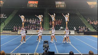 Man High School  A  WVSSAC State Cheerleading Championship 2023 RUNNERUP [upl. by Irelav]