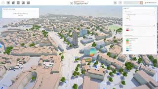 Discover the Line of Sight Analysis in 3D Cityplanner 🌆✨ [upl. by Eiro]