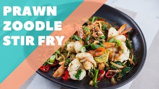 Prawn Zoodle Stirfy  Good Chef Bad Chef S10 E56 [upl. by Stubstad806]